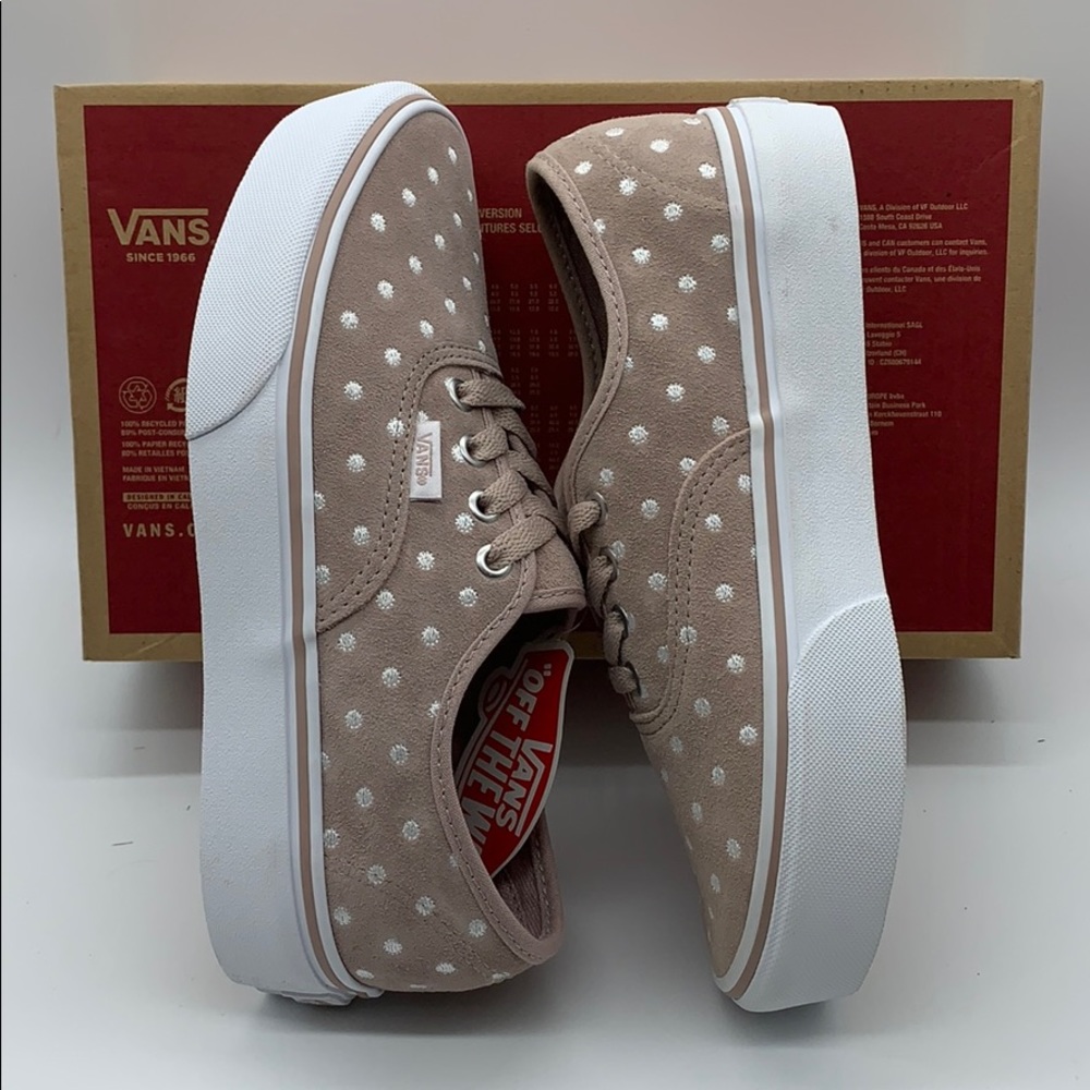 VANS AUTHENTIC PLATFORM SUEDE POLKA DOT WMNS - Picture 14 of 16